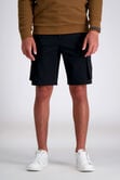 Stretch Cargo Short with Tech Pocket, Black view# 2