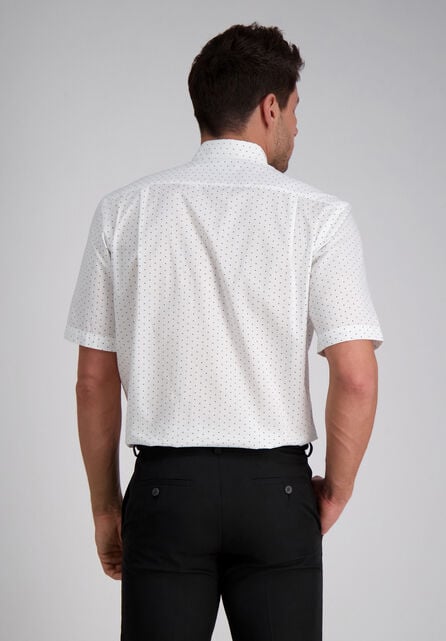 Urban Dot Button Down Shirt, White