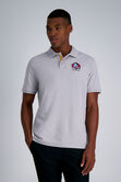 Pro Football Hall of Fame X Haggar - Vintage Wash Polo, Silver view# 1