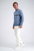 Long Sleeve Crew Sweater, BLUE view# 5