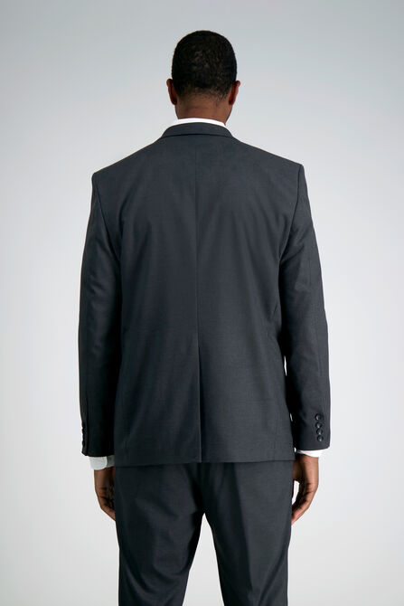 Big &amp; Tall J.M. Haggar Premium Stretch Suit Jacket, Dark Heather Grey view# 3