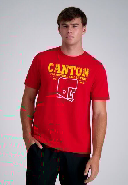 Pro Football Hall of Fame X Haggar - Canton Graphic Tee, Crimson