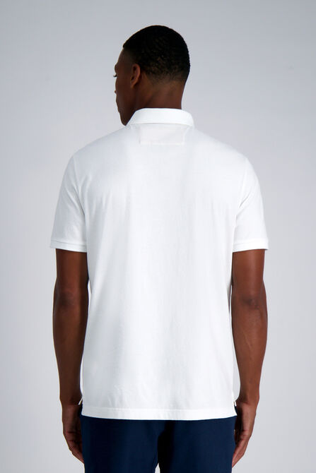 Pro Football Hall of Fame X Haggar - Vintage Wash Polo, White view# 3