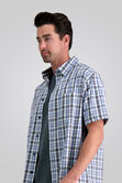 Plaid Button Down Shirt, Black view# 4