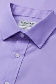 Premium Comfort Performance Cotton Dress Shirt - Lavendar, Purple view# 4