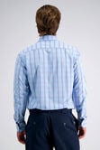 Smart Wash&trade; Dress Shirt - Light Blue Check, Sky view# 2