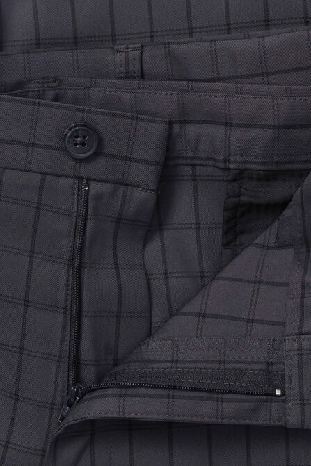 Big &amp; Tall Cool 18&reg; Pro Graphic Windowpane Short , Graphite view# 3