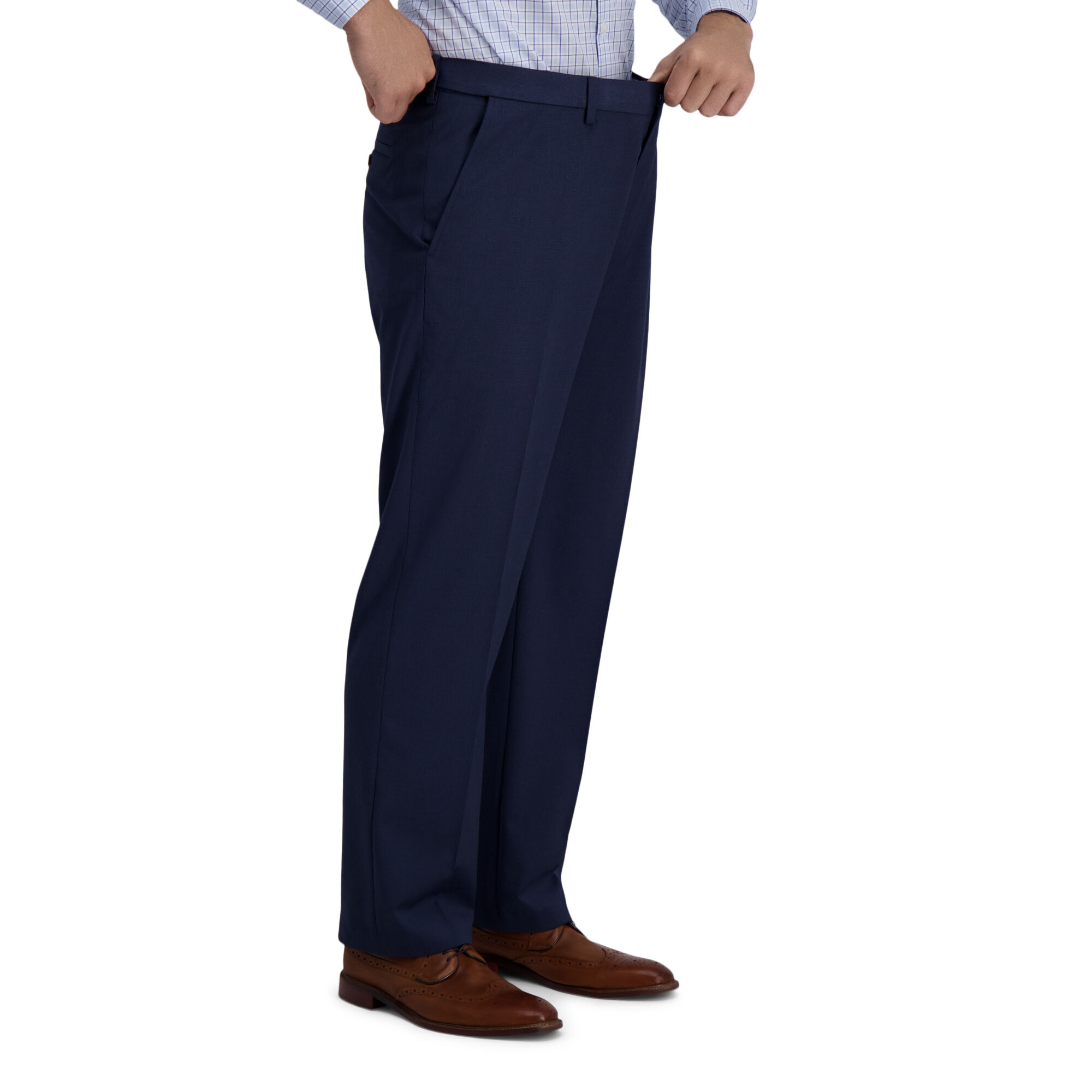Haggar navy sale blue pants