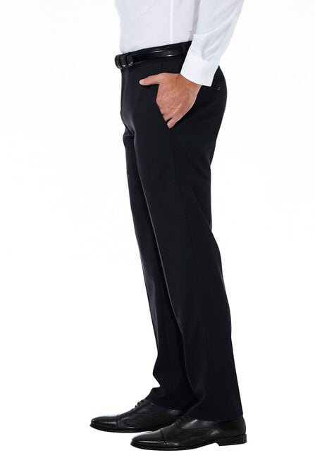 J.M. Haggar Premium Stretch Shadow Check Suit Pant, Black view# 2