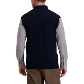 Contrast Quarter Zip Vest, Navy view# 2