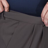 Big &amp; Tall Premium Comfort Dress Pant, Black / Charcoal view# 4