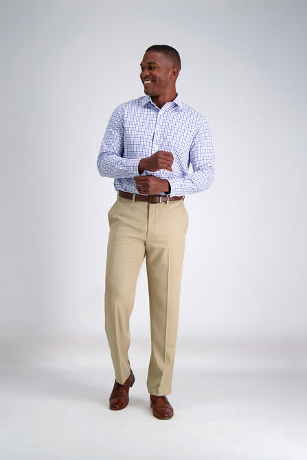 Premium Comfort Dress Shirt - Blue Check,  view# 3