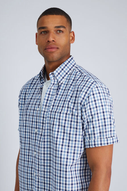 Life Khaki&trade; Plaid Shirt, Blue Slate view# 4