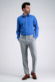 Smart Wash&trade; Dress Shirt - Blue Solid,  view# 3