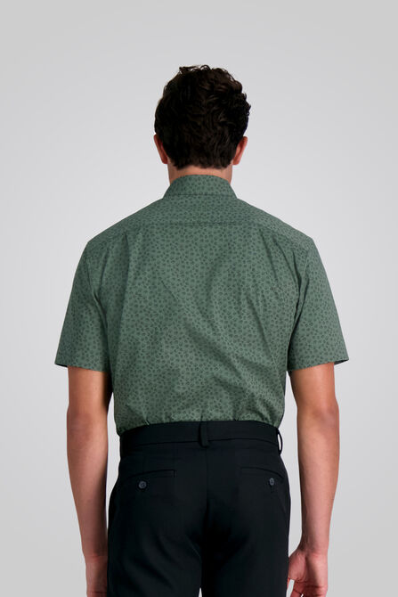 Poplin Button Down Shirt,  Green view# 2