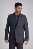 J.M. Haggar Premium Stretch Shadow Check Suit Jacket,  Charcoal view# 2