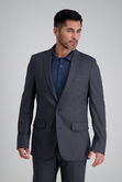 J.M. Haggar Premium Stretch Shadow Check Suit Jacket,  Charcoal view# 2