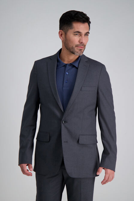 J.M. Haggar Premium Stretch Shadow Check Suit Jacket,  view# 4