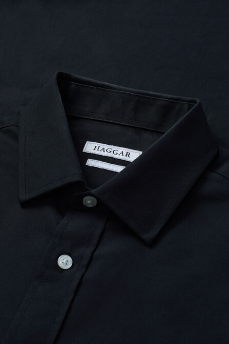 Premium Comfort Big Dress Shirt - Black, Black view# 4