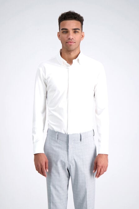 Smart Wash&reg; Dress Shirt - White, White view# 1