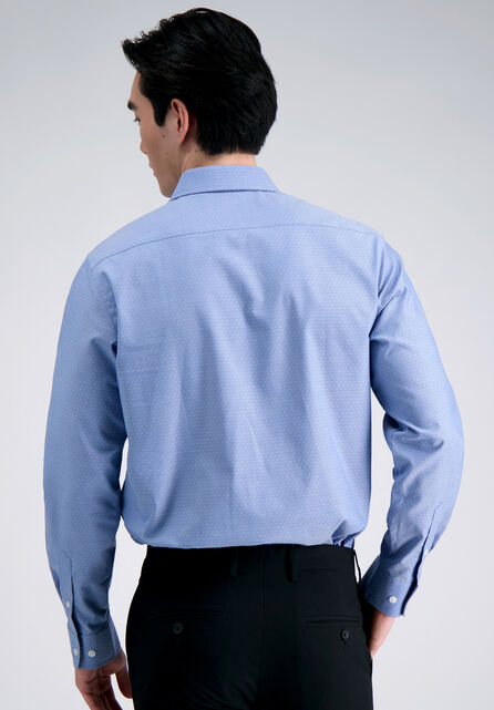 Cotton Dress Shirt - Blue Dobby, Cobalt