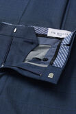 J.M. Haggar Windowpane Suit Pant, Blue Htr view# 5