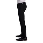 J.M. Haggar 4-Way Stretch Suit Pant - Plain Weave, Black view# 2