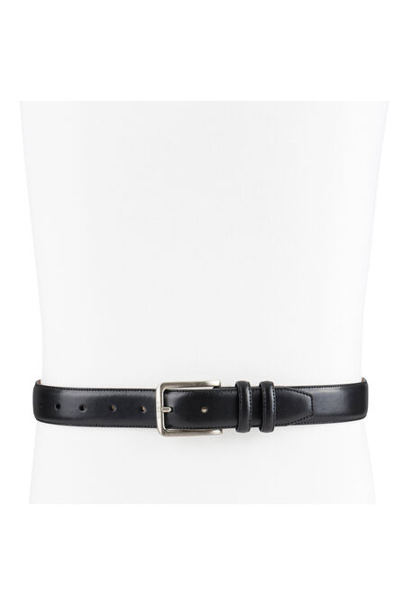 Dress Leather Double Loop - Black, Black view# 6