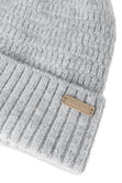 Heathered Micro Cable Crown Beanie, Graphite view# 5