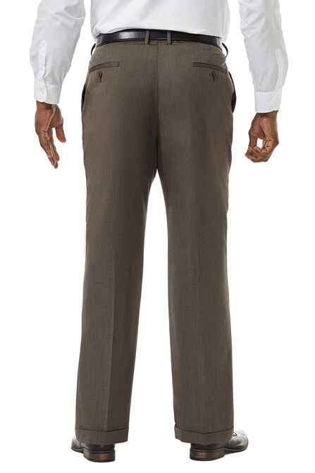 Big &amp; Tall Premium Stretch Dress Pant, Medium Brown view# 3