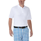 Solid Waffle Polo, White view# 1