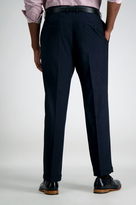 Big &amp; Tall E-CLO&trade; Stria Dress Pant, Navy view# 4