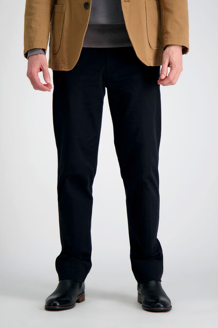 Premium Comfort Khaki Pant, Black view# 2