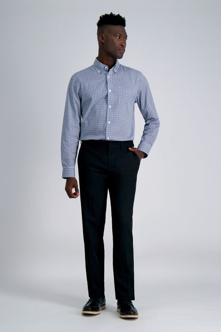 Premium Comfort Dress Shirt - Blue Plaid,  view# 3