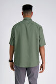 Dobby Button Down Shirt, Dark Green view# 2