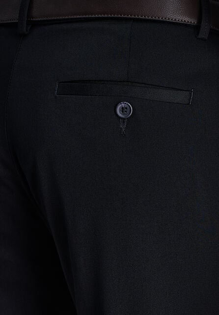 Premium No Iron Khaki Pant, Black