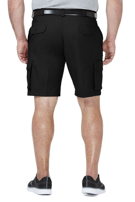 Big &amp; Tall Stretch Cargo Short, Black view# 3