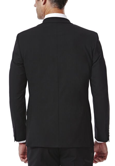 JM Haggar Slim 4 Way Stretch Suit Jacket, Black