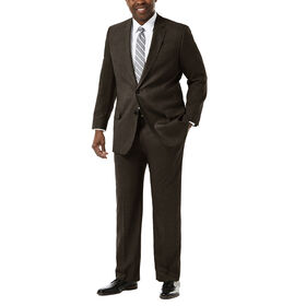 Big &amp; Tall J.M. Haggar Premium Stretch Suit Jacket, Chocolate, hi-res