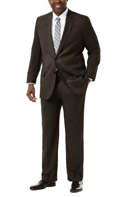 Big &amp; Tall J.M. Haggar Premium Stretch Suit Jacket, Chocolate view# 1