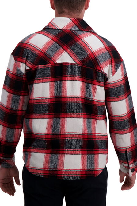 Supersoft Plaid Shacket, Red view# 2
