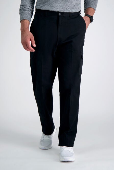 Stretch Comfort Cargo Pant, Classic Fit, Flat Front
