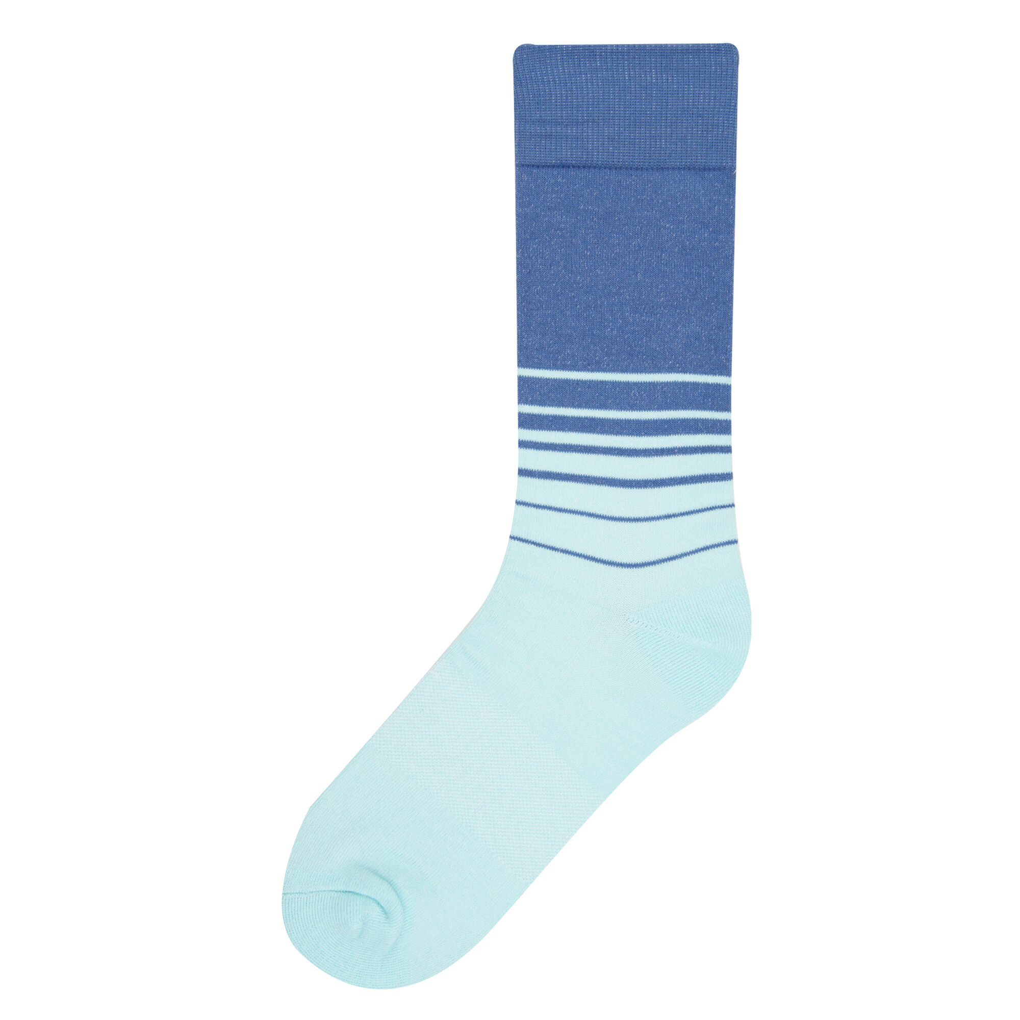 Haggar Blue Ombre Striped Socks Blue (5R10-1017 Clothing Underwear & Socks) photo
