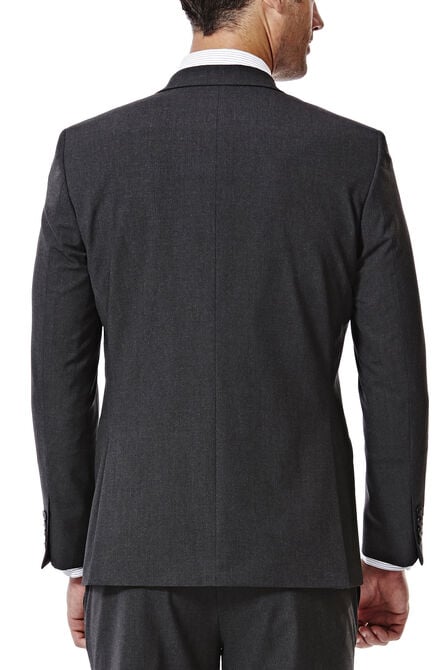 JM Haggar Slim 4 Way Stretch Suit Jacket, Charcoal Htr view# 2