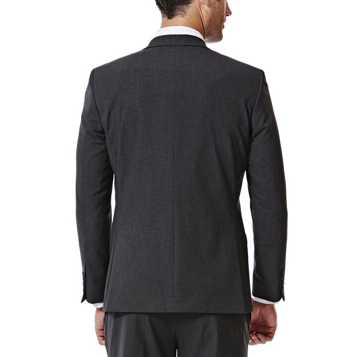 JM Haggar Slim 4 Way Stretch Suit Jacket, Charcoal Htr view# 2