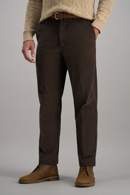 Stretch Corduroy Pant, Heather Brown view# 1