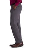 J.M. Haggar Premium Stretch Suit Pant -Diamond Weave, Dark Grey view# 2