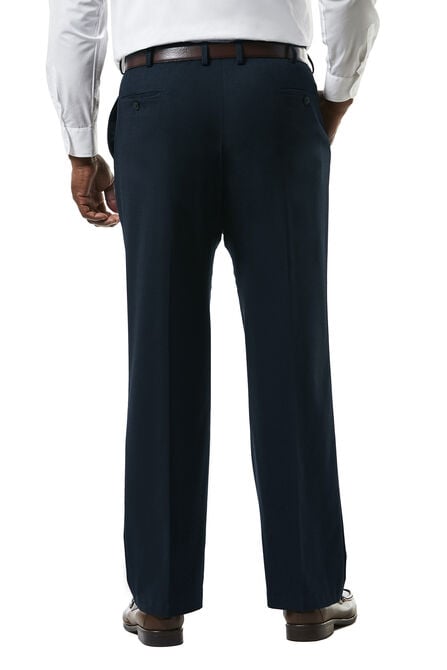 Big &amp; Tall J.M. Haggar Premium Stretch Suit Pant - Flat Front, Dark Navy view# 3