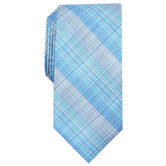 Warner Plaid Tie, Navy view# 1