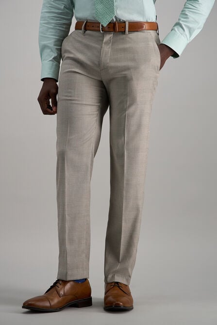 J.M. Haggar Medium Glen Plaid Suit Pant, Camel view# 1
